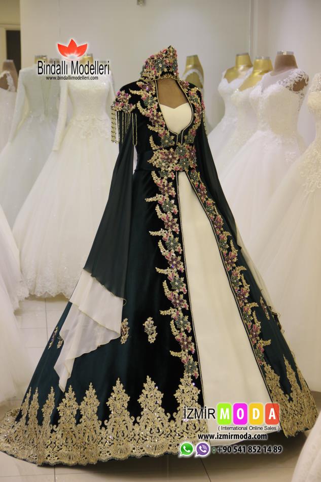 Kaftan Kadife-H3200 Yeşil